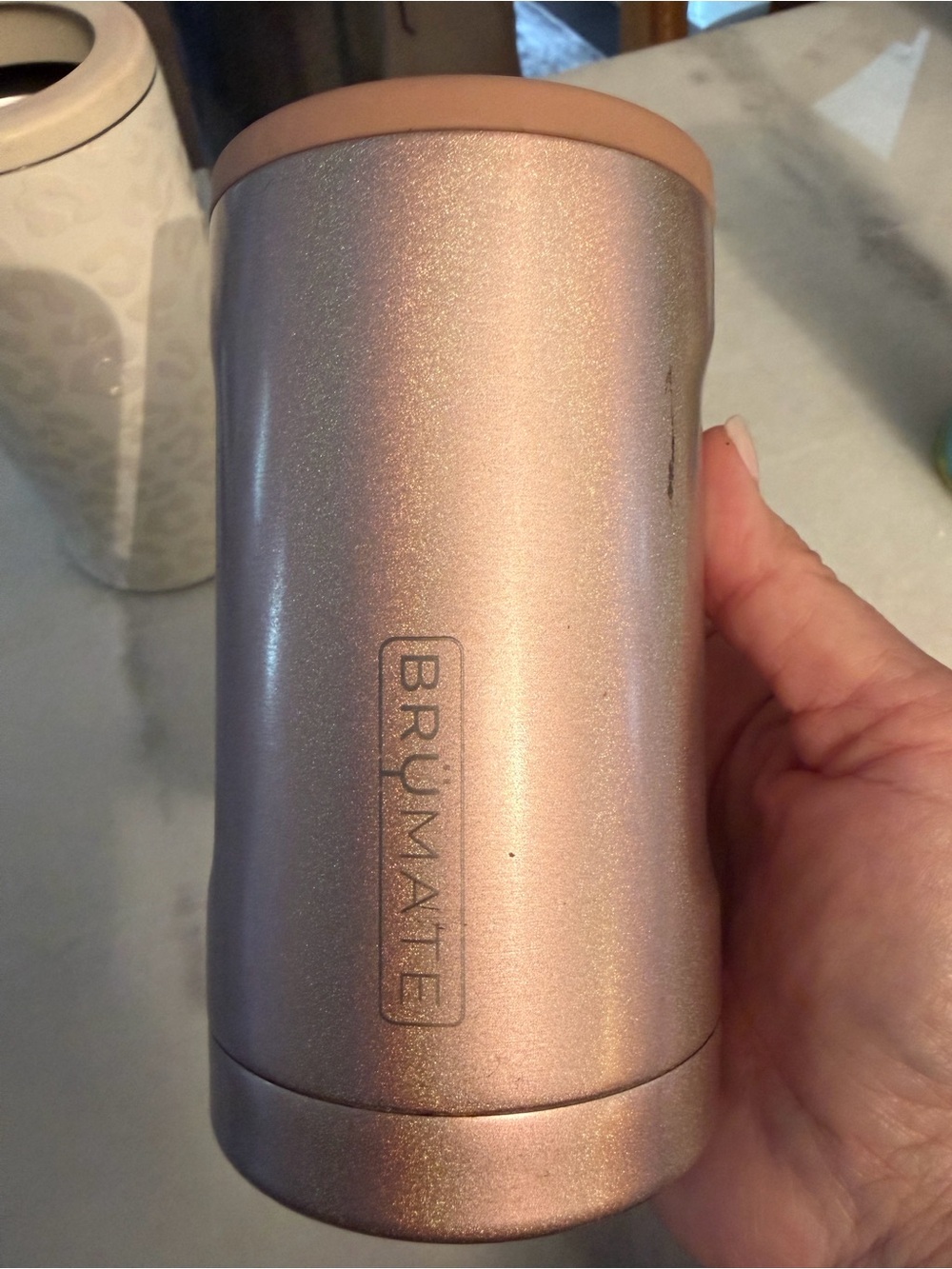 Rose Gold Can Cooler - Brumate Insulated Beverage Holder